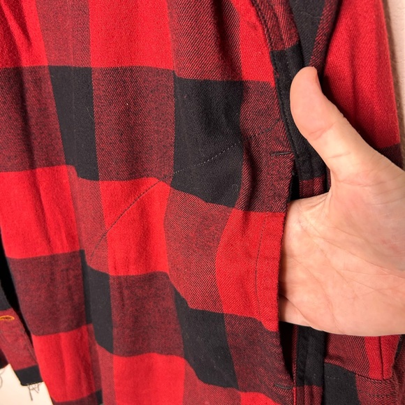 Carhartt Womens Rugged Flex Relaxed Fit Flannel Plaid Tunic - Picture 3 of 7